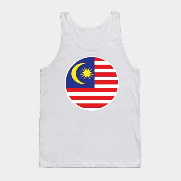 Flag Pins with Meaning: Show Your Support for Malaysia in Style Tank Top by chems eddine